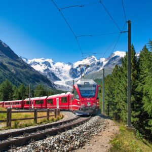 Treno rosso del Bernina